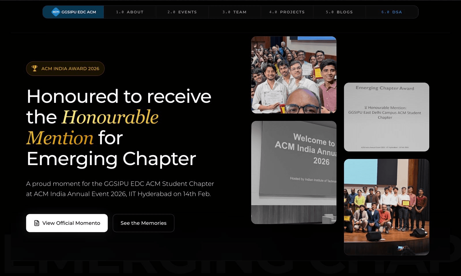 ACM Website preview 1
